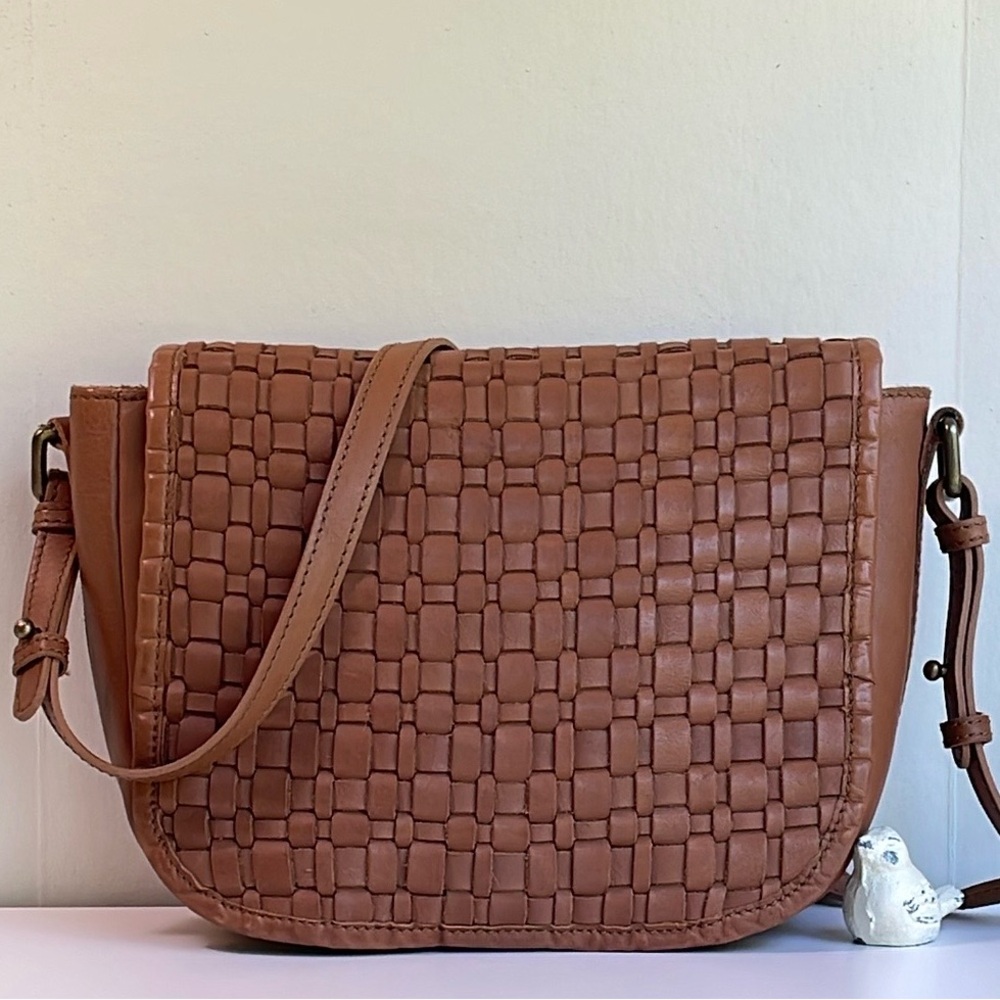 Artisan Genuine Leather Crossbody Bag